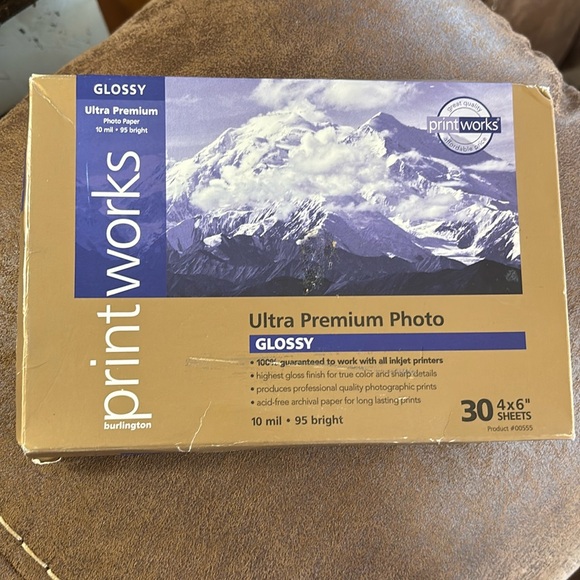 🆕 PRINT WORKS Ultra Premium Photo Paper 30 4x6 sheets new sealed Product #00555 - Picture 1 of 8